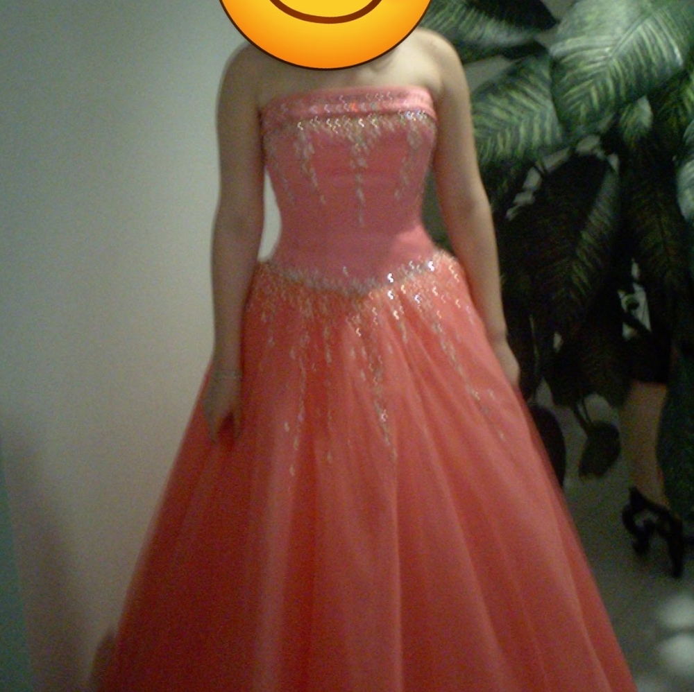 Pink prom dress